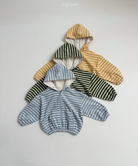 39[予約]digreen candy hood zip up
