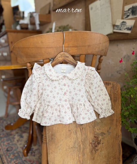 15[予約]marron french blouse(XS-L)