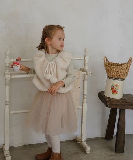 12[予約]FLO moen tulle skirt leggings