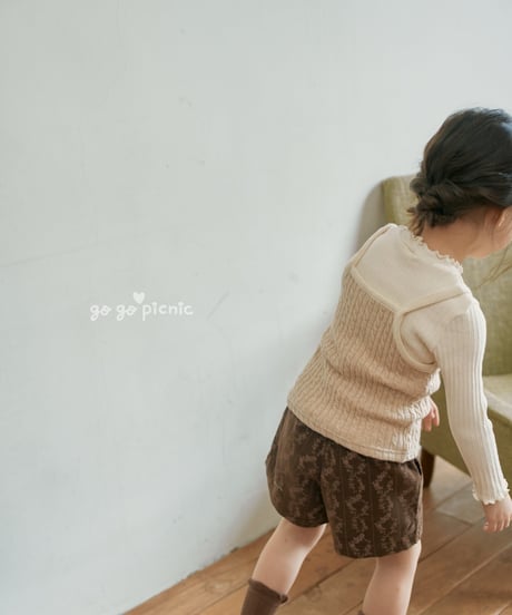 6[予約]go go picnic sophie mock neck