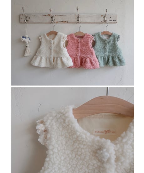 11[予約]FLO soft fur vest