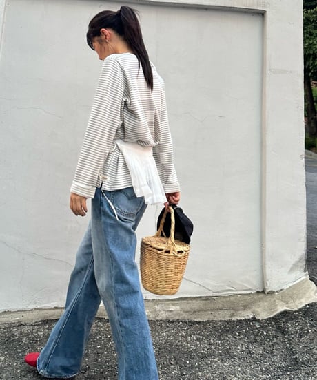 49[予約]monbebe layered pleated apron(adult)