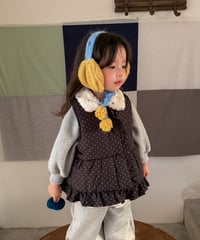 16[予約]aiai marvelle dot padding vest
