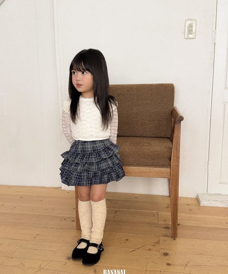 29[予約]BANANAJ rhythm flower lace t