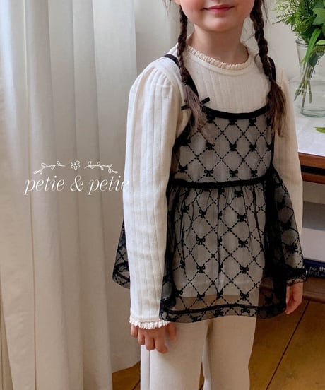 20[予約]petit&petit mesh bustier