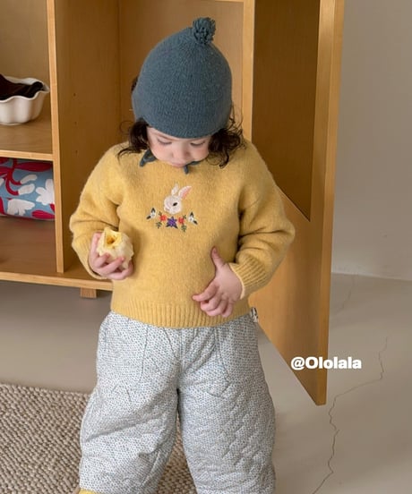 49[予約]ololala bloom rabbit knit