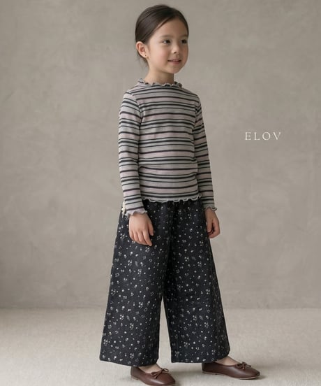 4[予約]elov&monpetitbebe ruby floral pants