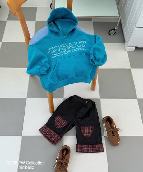 23[予約]ninibello cobalt hoodie