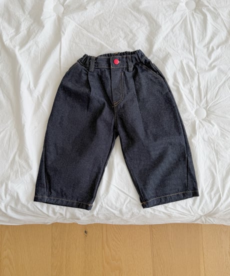37[予約]ninibello tommy heart denim pants