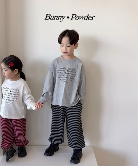 33[予約]bunny powder warm heart tee