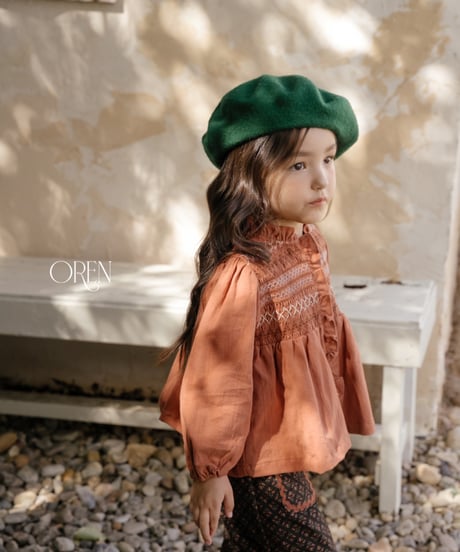2[予約]OREN merci smoke blouse