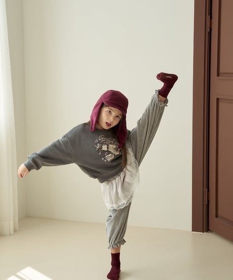 8[予約]momoann satin jogger pants