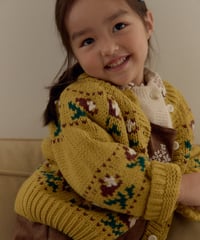 32[予約]OREN bellotti flower knit cardigan