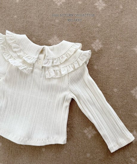 15[予約]melikey double collar t