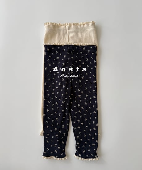 1[予約]Aosta camellia leggings
