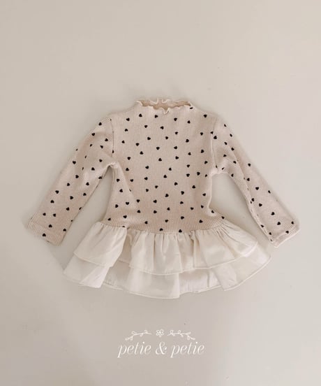 27[予約]petit&petit heart cancan t