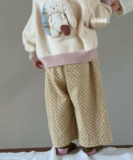 6[予約]ololala dot ballon pants