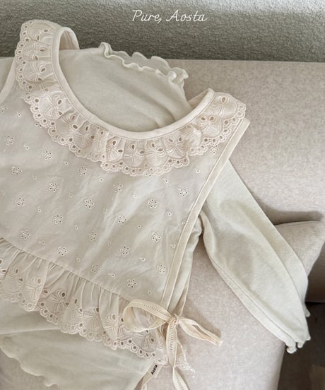 21[予約]Aosta lace olivia vest