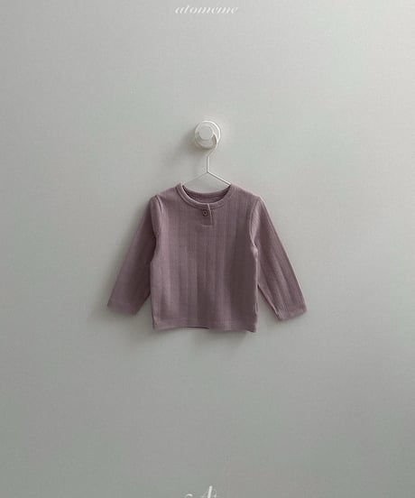 2[予約]atomeme rene eyelet t-shirt