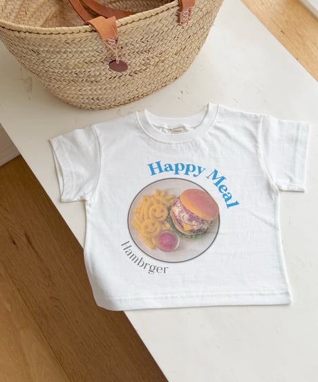 1[予約]ninibello happy meal short sleeve tee