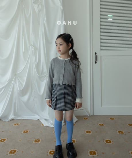 18[予約]oahu small check skirt