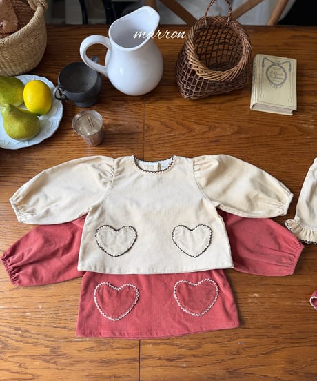 36[予約]marron heart set(XS-L)