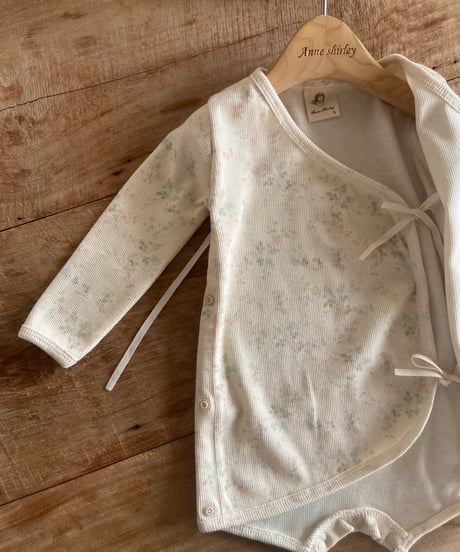 37[予約]anneshirley floral newborn romper