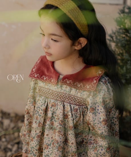 44[予約]OREN bonjour square collar dress