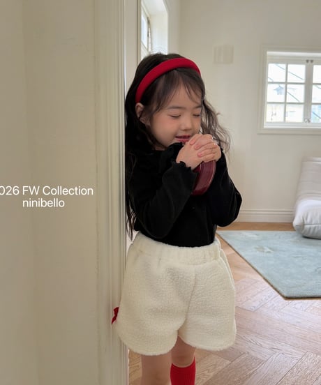 18[予約]ninibello meringue ribbon pants(12m-2XL)