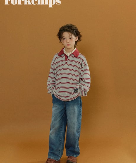 28[予約]FORKCHIPS canvas denim pants