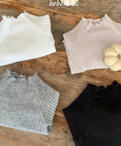 25[予約]bebeholic jeny ruffle tee