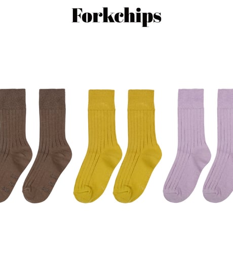 33[予約]FORKCHIPS honey socks set