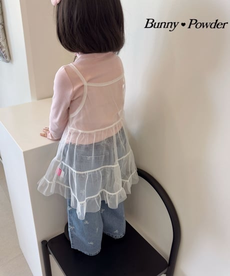 63[予約]bunny powder pippi dress