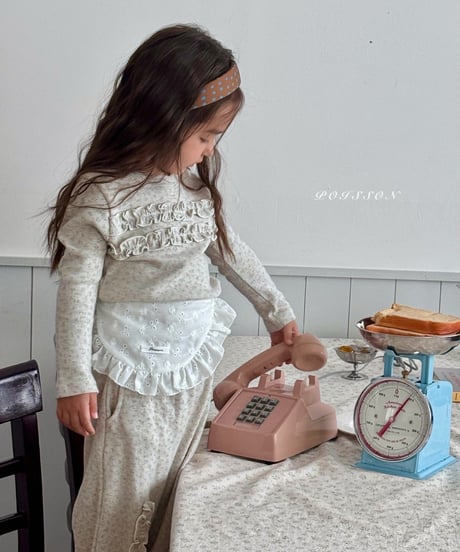 37[予約]poisson lace apron bag