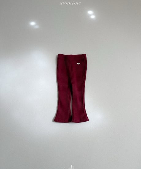 22[予約]atomeme ronnie bootcut pants
