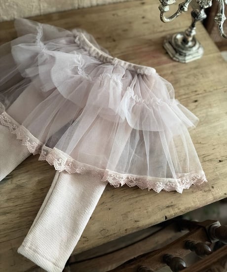 38[予約]marron cancan skirt leggings(XS-L)