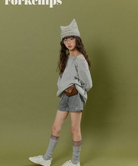 24[予約]FORKCHIPS woolly knit short pants