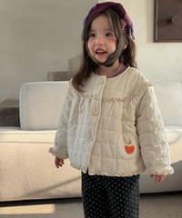 6[予約]aiai mini heart quilted padding