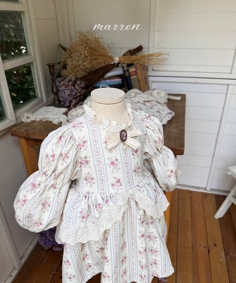 41[予約]marron happy dress(XS-L)