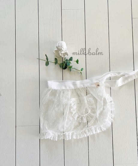 35[予約]milkbalm milk apron