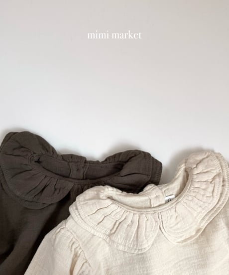 24[予約]mimi market tuil collar blouse