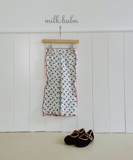 18[予約]milkbalm bloom waffle pants
