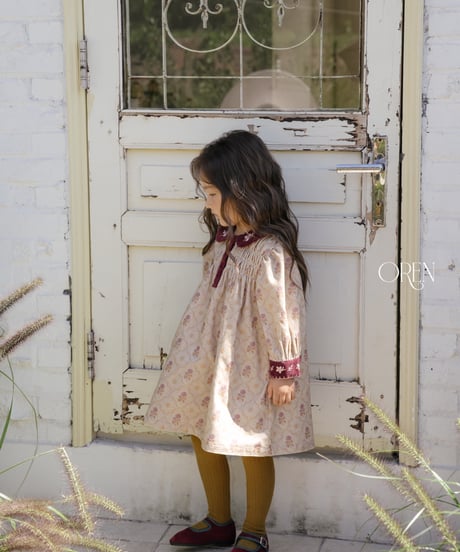 43[予約]OREN camilla color combination dress