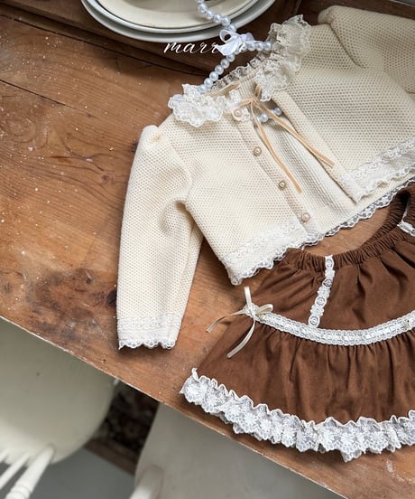 3[予約]marron chloe cardigan(XS-L)