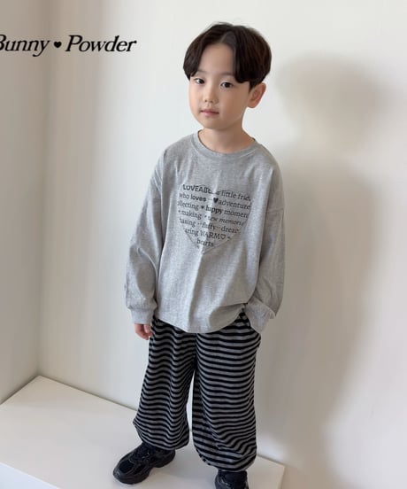 33[予約]bunny powder warm heart tee