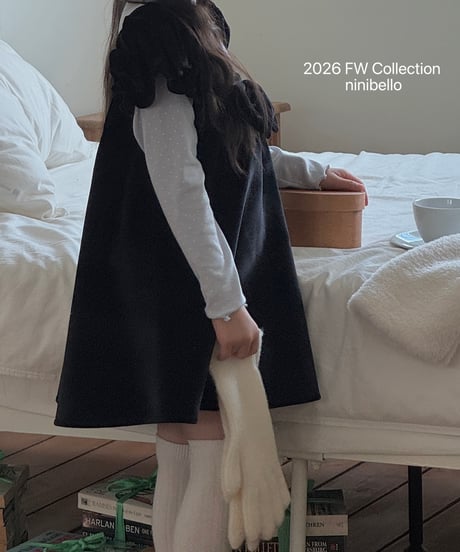 52[予約]ninibello holiday velvet dress