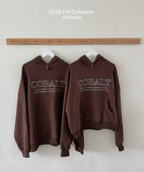 24[予約]ninibello cobalt hoodie(adult)