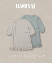 11[予約]BANANAJ lettering waffle ops