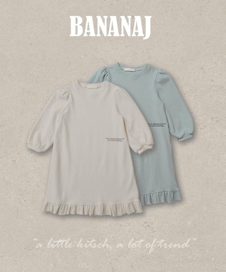 11[予約]BANANAJ lettering waffle ops