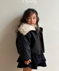2[予約]ELLYMOLLY big collar shearling jumper